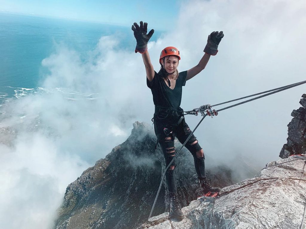 Lucy Guo on Top of the World